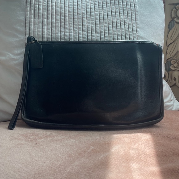 Vintage Coach N9560 Slim Clutch Standard, Black Leather - Picture 12 of 12